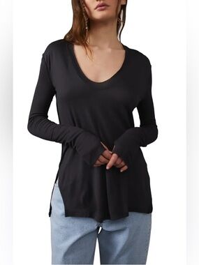 Free People We The Free Fresh & Clean Long Sleeve Top